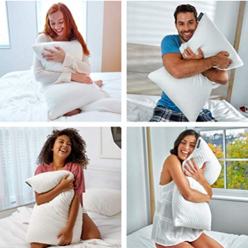 DreamyBlue Adjustable Premium Pillow for Effortless Sleep