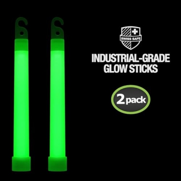 Swiss Safe Glow Sticks - Bright, Waterproof Emergency Lights