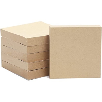 Juvale Sticky Notes Kraft Paper 6-Pack 3x3 Inch Set