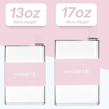Hydrte 17 oz Slim Water Bottle for Stylish Hydration