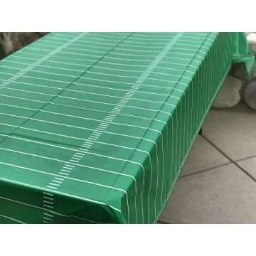 Oojami Pack of 3 Game Day Football Tablecovers, 54"x108" Disposable Plastic Tablecloths for Parties, Tailgates, and Events, Durable and Easy Cleanup for Indoor or Outdoor Use