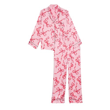 Victoria's Secret Satin Piped 2-Piece Set for Luxurious Comfort