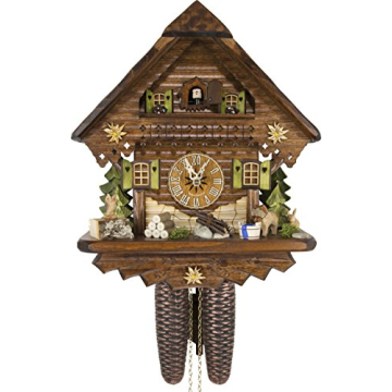 Cuckoo-Palace German Cuckoo Clock - Authentic Chalet Design