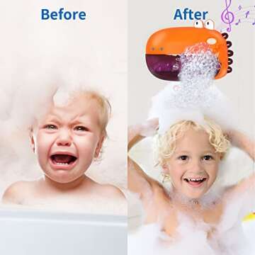 Grechi Dinosaur Bubble Bath Toys for Toddlers Age 18m+