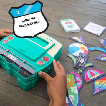 Fat Brain Toys Road Trip Packing Puzzle - Travel Brainteaser Game for Ages 8+