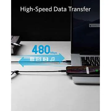 Anker Powerline+ III Lightning Charging Cable 90 cm, MFi Certified, for iPhone 11/11 Pro / 11 Pro Max/Xs/XS Max/XR/X / 8/8 Plus / 7/7 Plus / 6/6 Plus / 5 / 5S and More