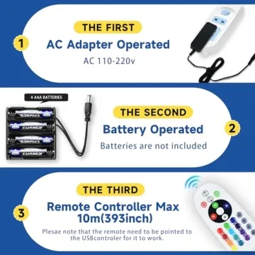 Hosim LED Writing Board for Creative Messages - 24x16 Inches