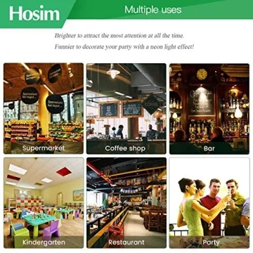 Hosim LED Writing Board for Creative Messages - 24x16 Inches