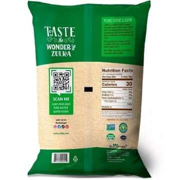 Zulka Morena 100% Pure Cane Sugar - NON-GMO All Natural Great Taste - Great for Baking , 4 lbs (Pack of 2)