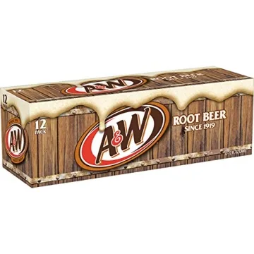 Buy A&W Root Beer Soda Pack of 12 - Classic Flavor