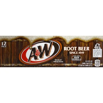 Buy A&W Root Beer Soda Pack of 12 - Classic Flavor