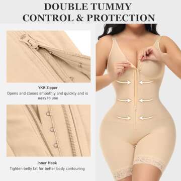 M MYODRESS Faja Body Shaper for Women, Full Compression Suit