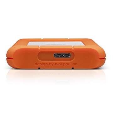 LaCie Rugged USB 3.0 4TB Mini Hard Drive + SanDisk Ultra 32GB 80MB/s SD Card + MMC MultimediaCard & SD Secure Digital Reader USB Bundle