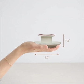 Elegant Ceramic Match Holder with Striker and Tray