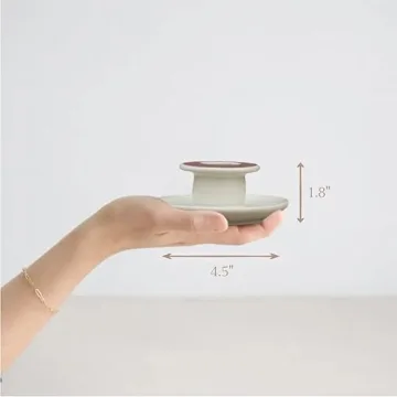 Elegant Ceramic Match Holder with Striker and Tray