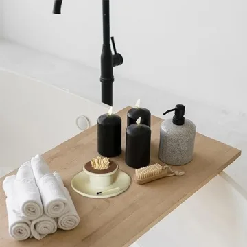 Elegant Ceramic Match Holder with Striker and Tray