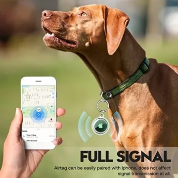 Colorful Waterproof AirTag Holders – 4 Pack