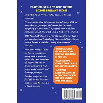 Life Skills for Tweens: How to Cook, Make Friends, Be Self Confident and Healthy. Everything a Pre T...