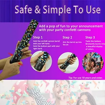 Buy Biodegradable Confetti Cannons for Colorful Celebrations