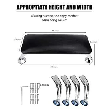 Premium Nail Arm Rest – Comfortable & Sturdy Design