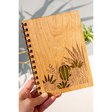 Handmade Desert Garden Journal Sustainable Inspirational Notebook