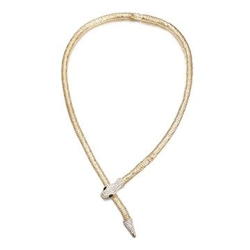 LUREME Adjustable Snake Necklace for Women - Stylish Choker & Waist Chain