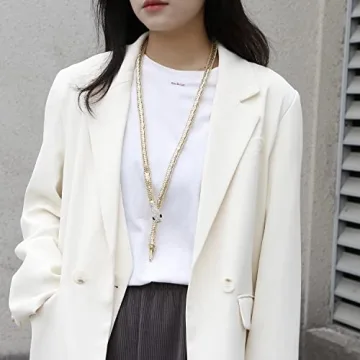 LUREME Adjustable Snake Necklace for Women - Stylish Choker & Waist Chain