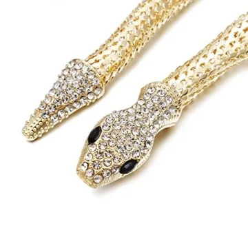 LUREME Adjustable Snake Necklace for Women - Stylish Choker & Waist Chain