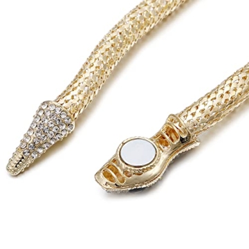 LUREME Adjustable Snake Necklace for Women - Stylish Choker & Waist Chain