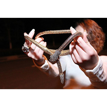 LUREME Adjustable Snake Necklace for Women - Stylish Choker & Waist Chain