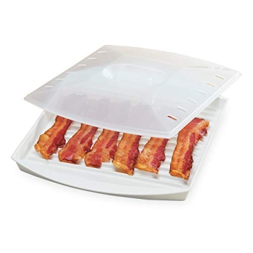 Microwavable Bacon Grill for Perfectly Crispy Bacon