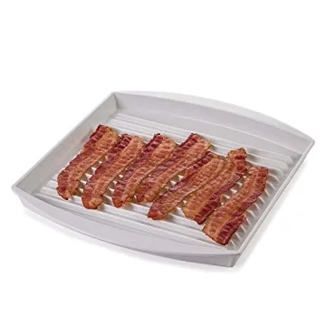 Microwavable Bacon Grill for Perfectly Crispy Bacon