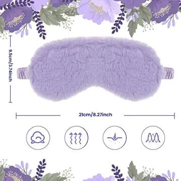 RAYNAG Plush Eye Masks - 4 Pack Gift and Sleep Solutions