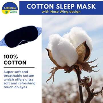 Sleep Mask for Men and Women - Blindfold Mask for Travel with Headband Adjustable Strip - Eye Mask for Airplane – Light Blocking sleep mask - Eye Covers for Sleeping - Black out Eye Mask for Sleeping