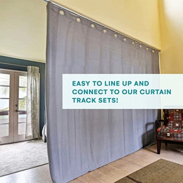 RoomDividersNow Curtain Track Set - Durable Room Dividers