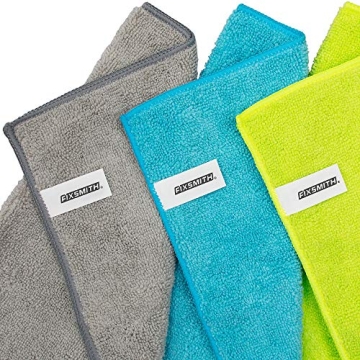 FIXSMITH Microfiber Cleaning Cloths for Home and Car Use