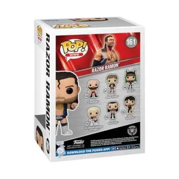 Funko POP! WWE: WWE 94 SS - Razor Ramon - Collectable Vinyl Figure - Gift Idea - Official Merchandise - for Kids & Adults - Sports Fans - Model Figure for Collectors and Display
