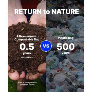 Eco Friendly Clear Poly Bags with Suffocation Warning - 10" x 13" (100 Count) - Strong Self Seal - B...