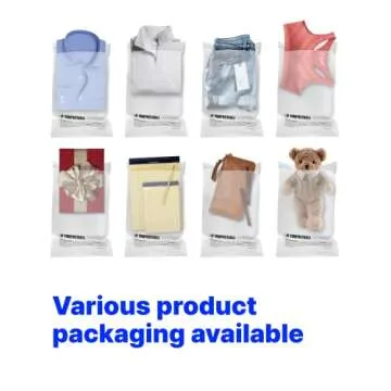 Eco Friendly Clear Poly Bags with Suffocation Warning - 10" x 13" (100 Count) - Strong Self Seal - Biodegradable Premium Frosted Bag for Packaging