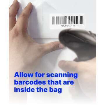 Eco Friendly Clear Poly Bags with Suffocation Warning - 10" x 13" (100 Count) - Strong Self Seal - Biodegradable Premium Frosted Bag for Packaging