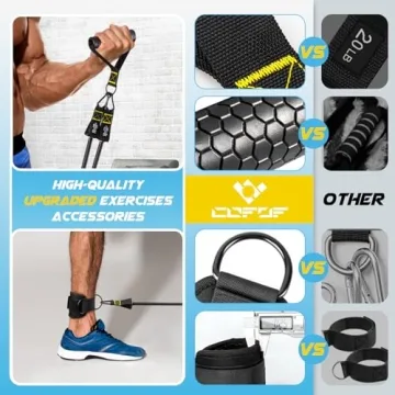 Pilates Bar Kit - Portable Home Gym Resistance Bands