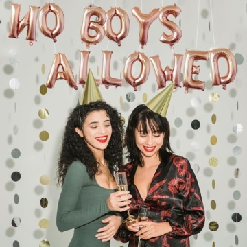 AnnoDeel 16inch NO BOYS ALLOWED Foil Balloons for Celebration