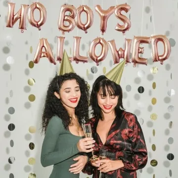 AnnoDeel 16inch NO BOYS ALLOWED Foil Balloons for Celebration
