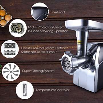 Heavy-Duty Avan-Pacific® UMG-3010 ETL Meat Grinder