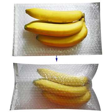 50Pack Bubble Out Bags for Shipping and Storage