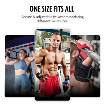 DMoose Weight Lifting Hooks for Powerlifting and Support