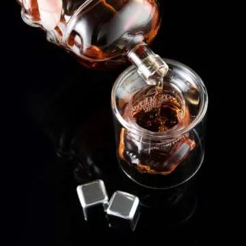 Whiskey Decanter Set with Star Wars Theme and Glasses