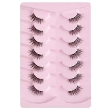 Onlyall Half Eyelashes for Natural Glam