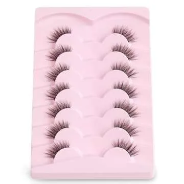 Onlyall Half Eyelashes for Natural Glam