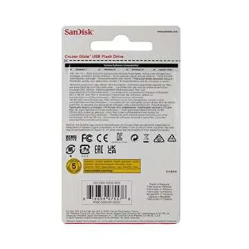 SanDisk 32GB Cruzer Glide USB 2.0 Flash Drive with Secure Encryption